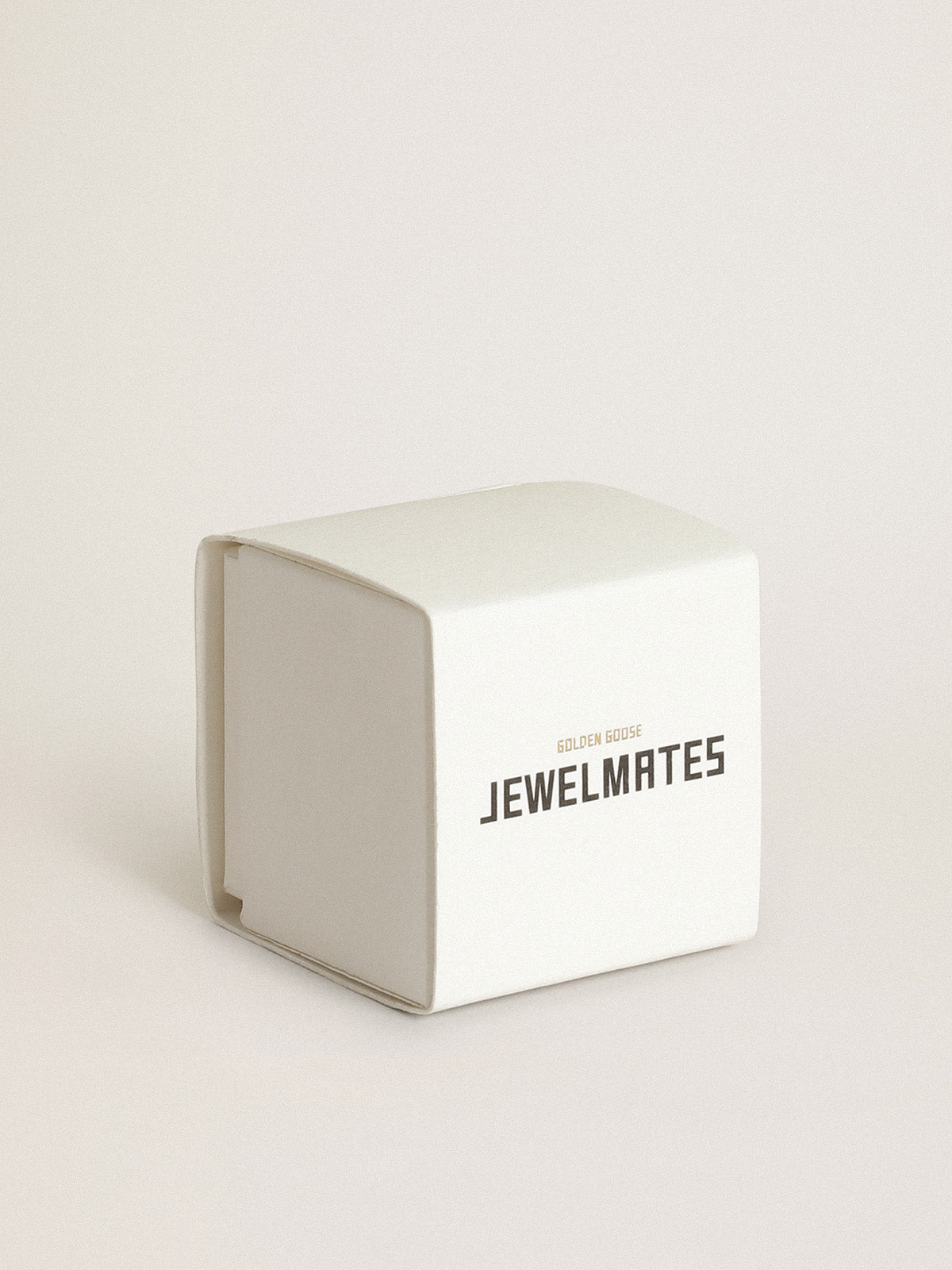 Band ring in antique silver color| Golden Goose